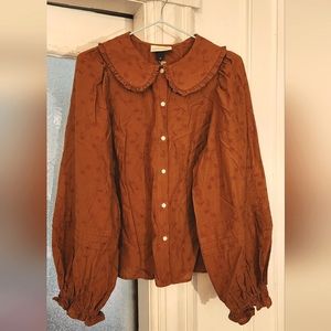 🍂 Fall Drop 🍁 Universal Thread Collared Blouse